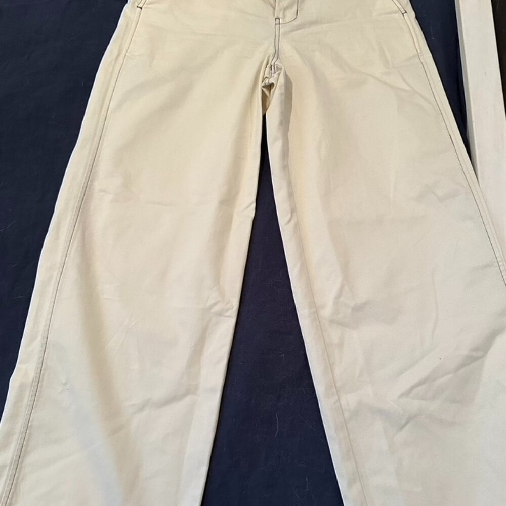 Madewell  Button-Tab Wide-Legs Pants